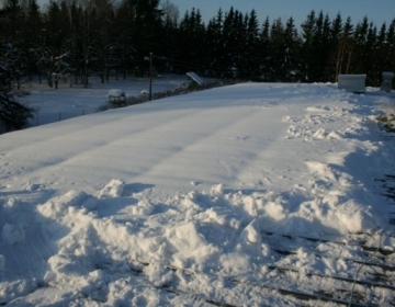 Snow control from roofs